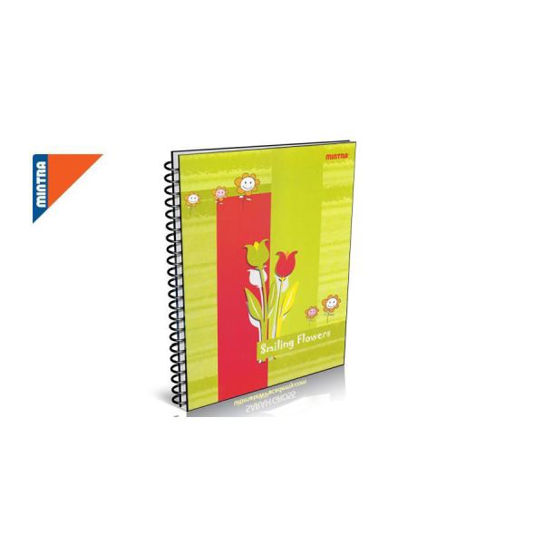 Mintra 100-Page Notebook 2 Covers Lined / Ruled A5 56 gsm