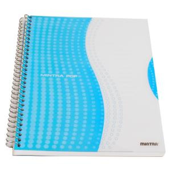 Mintra Single Wire . Spiral-Bound Notebook - 120 Sheets 20.2x28 cm