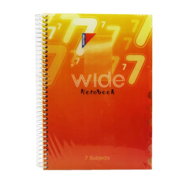 Mintra Wire . Spiral-Bound Notebook 168 Sheets 7 Dividers A4