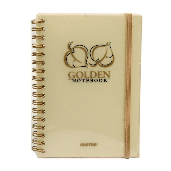 Mintra Gold Notebook A6 - 80gsm 80 Sheets Lined / Ruled