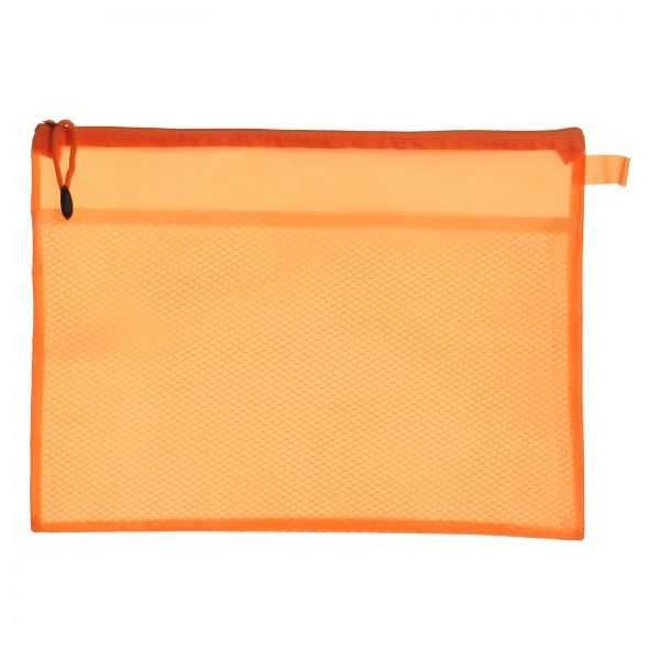 Apple Plastic Zipper File A4 - Available in several colors