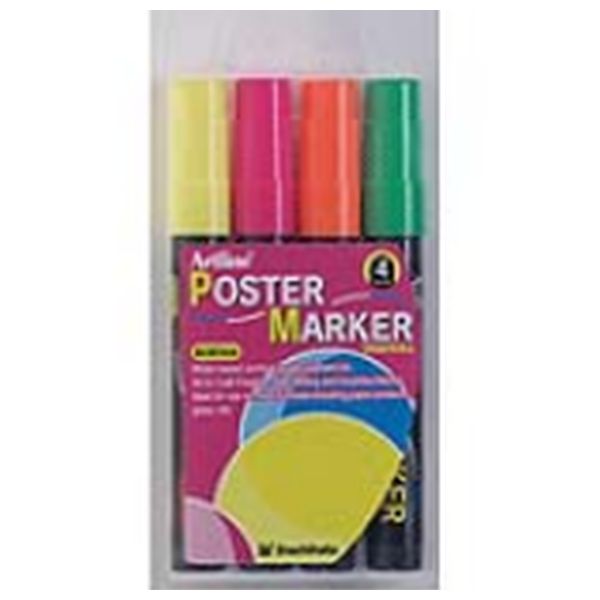 Artline Poster Marker Set - 4 Pieces, Malaysia