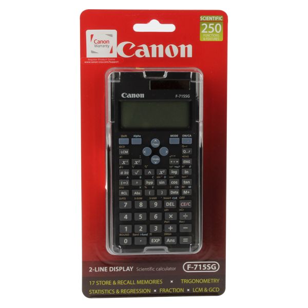 Canon Scientific Calculator – Model F-715SG-BK