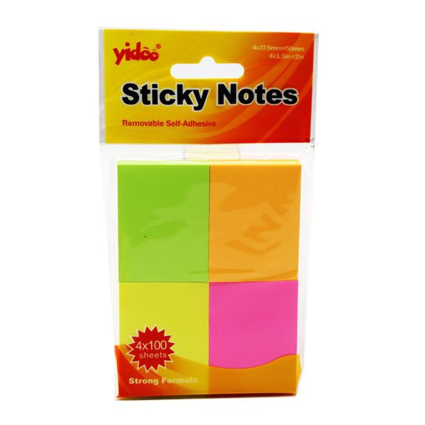 Yidoo Sticky Notes 37.5 x 50 mm Model Y04-4K