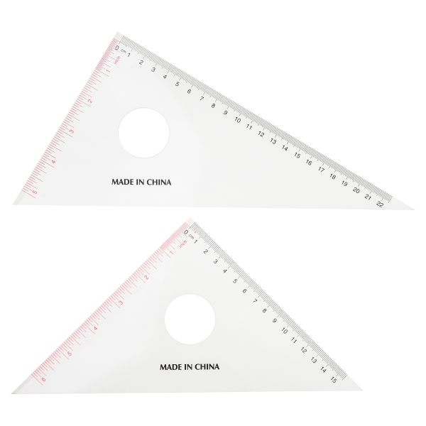 Triangles Set, 22 cm, Set of 2