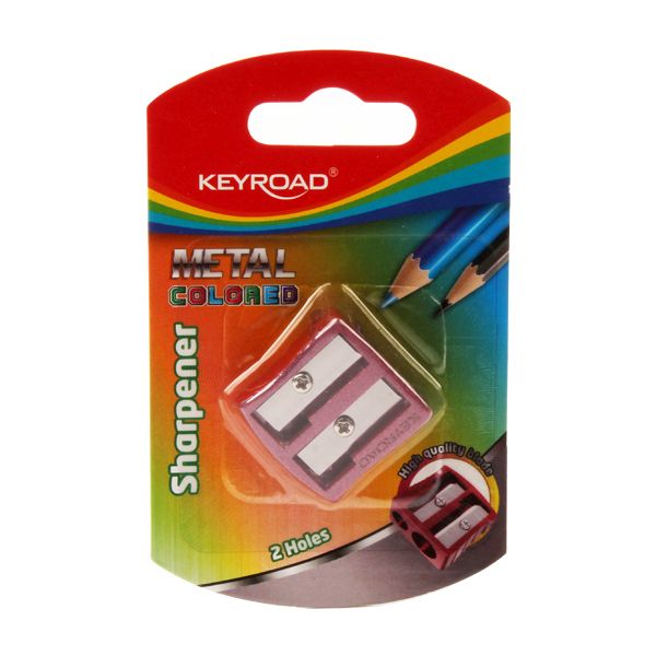 Keyroad Sharpener - Metal, 2 Holes, Metal Blade