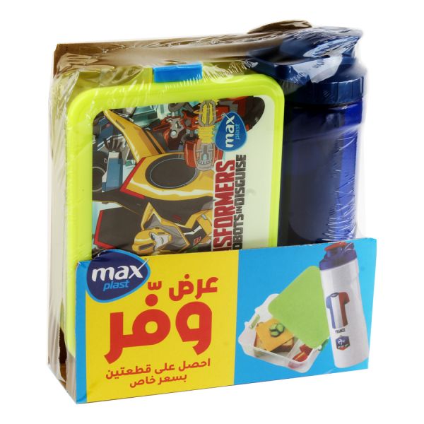 Max Plast Promo Set - Water Flask + Lunch Box