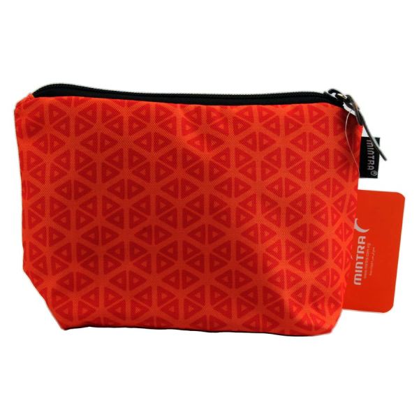 Mintra Printed Multi-Purpose Pencil Case - Coral Triangle