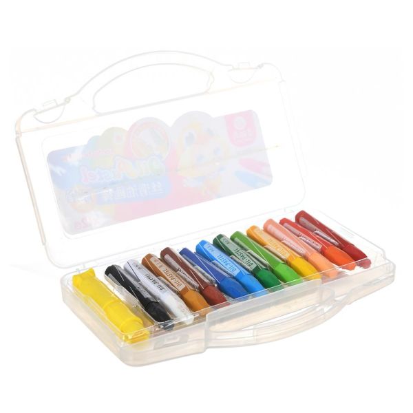 Oil Pastels Set - 12 Assorted Colors