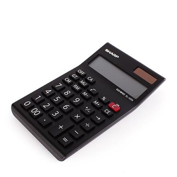 Sharp Calculator EL-122N-BK