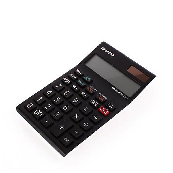 Sharp Calculator EL-128C-WH