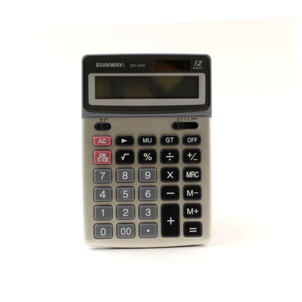 Sunway Desktop Calculator 12-Digit Model SW-2450