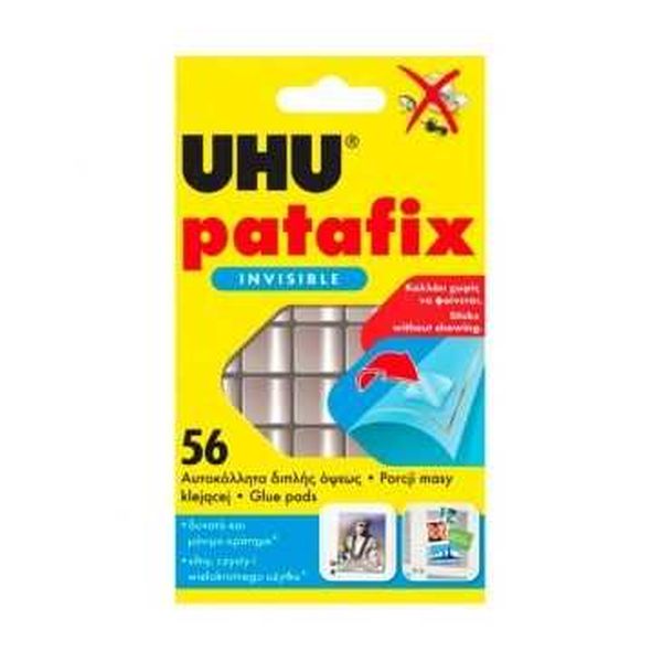 UHU Patafix Transparent Glue Pads - Pack of 56