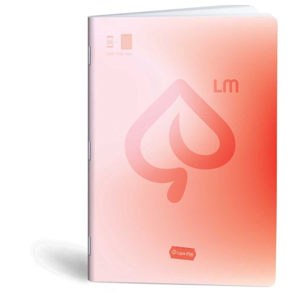 Lipa Mill A4 Notebook - Pink - 40 Sheets - 4