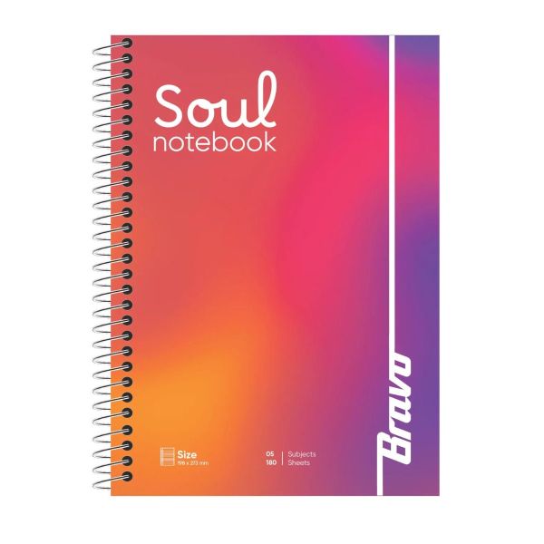 Sasco/Bravo Notebook - 40 Sheets Durable & Portable