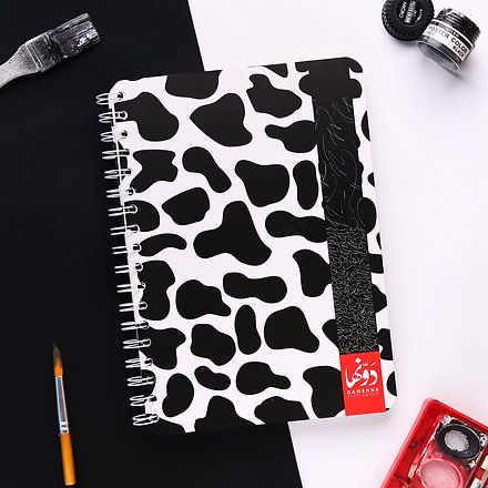 Dawenha Black Notebook - 16 x 24 cm 50 Sheets 180 GSM - 4