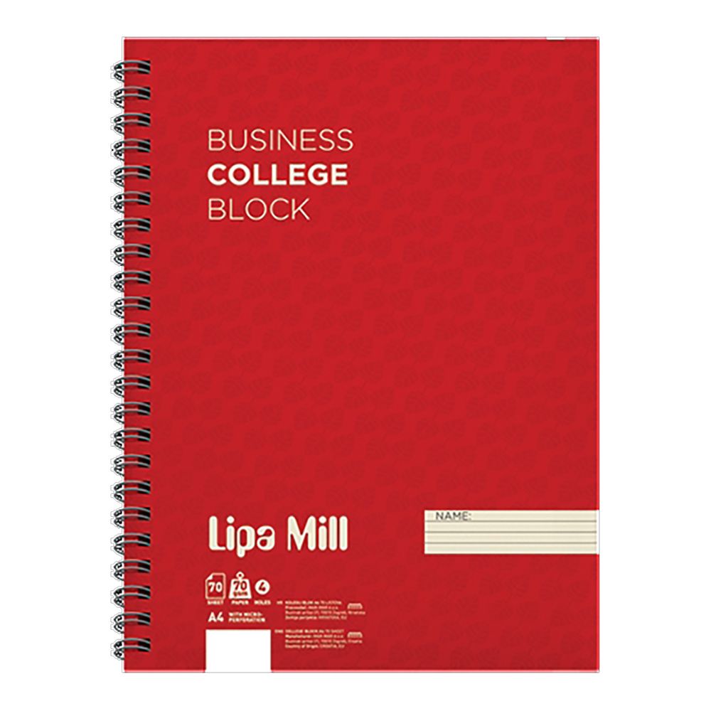 Lipa Mill A4 Notebook - 70 Sheets