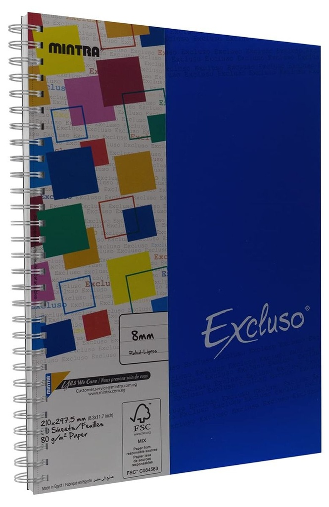 Mintra Stapled Copybook / Notebook - 80 Sheets - 1