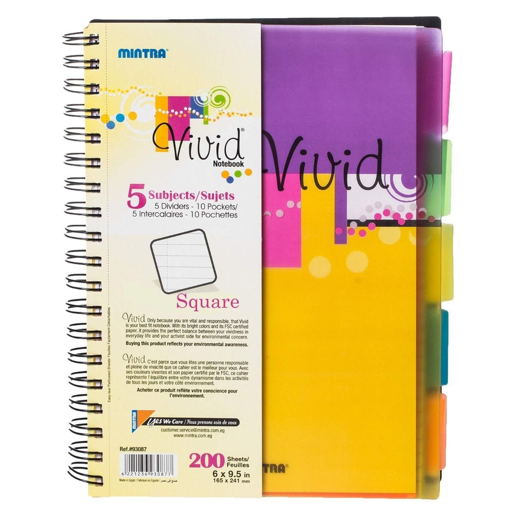 Mintra A5 Notebook - 200 Sheets - 1