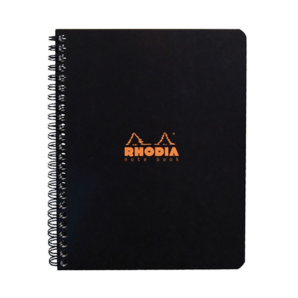 Rhodia Black Notebook - 21 x 16 cm - 80 Sheets - 2