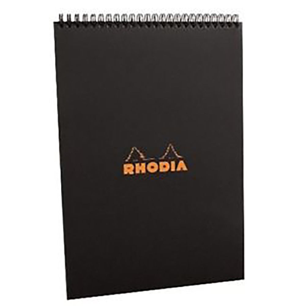 Rhodia Black Notebook - 21 x 29.7 cm - 80 Sheets - 3