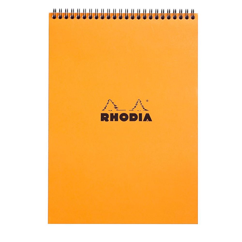 Rhodia Orange Notebook - 21 x 29.7 cm - 80 Sheets - 2