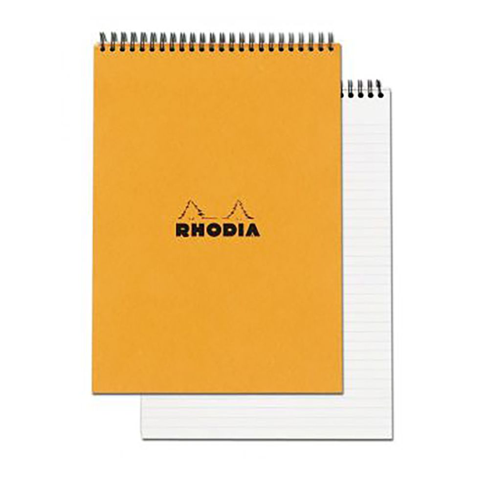 Rhodia Orange Notebook - 21 x 14.8 cm - 80 Sheets - 4