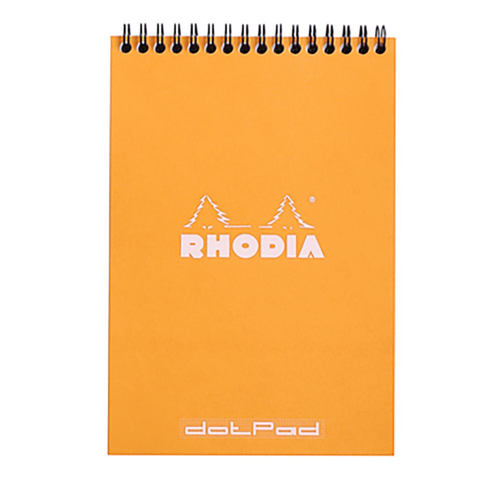 Rhodia Orange Notebook - 21 x 14.8 cm - 80 Sheets - 2