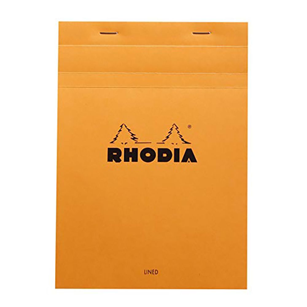 Rhodia Orange Notebook - 14.8 x 21 cm - 80 Sheets