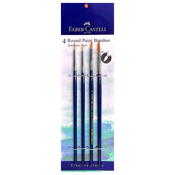 Faber Castell Paint Brushes Set - 4 Pieces - 2 - 2