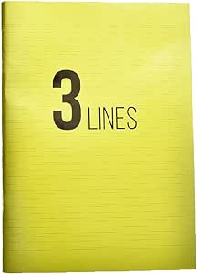 El Maayergy A4 Triple-Lined Notebook, 80 Sheets, For French Lessons, Edition, Durable Cover