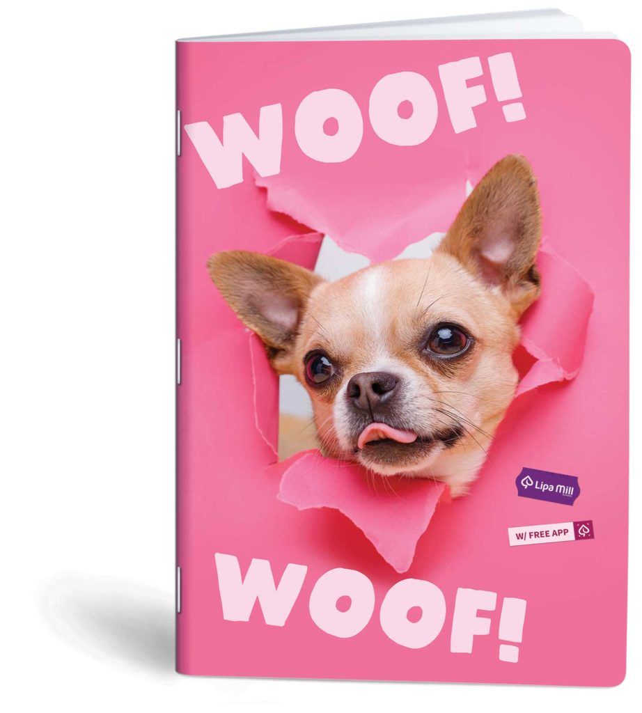 Notebook, Lined, 80 Sheets, 70 Grams, Size 20.5 X 29.7 cm Lipa Mill Woof - Pink