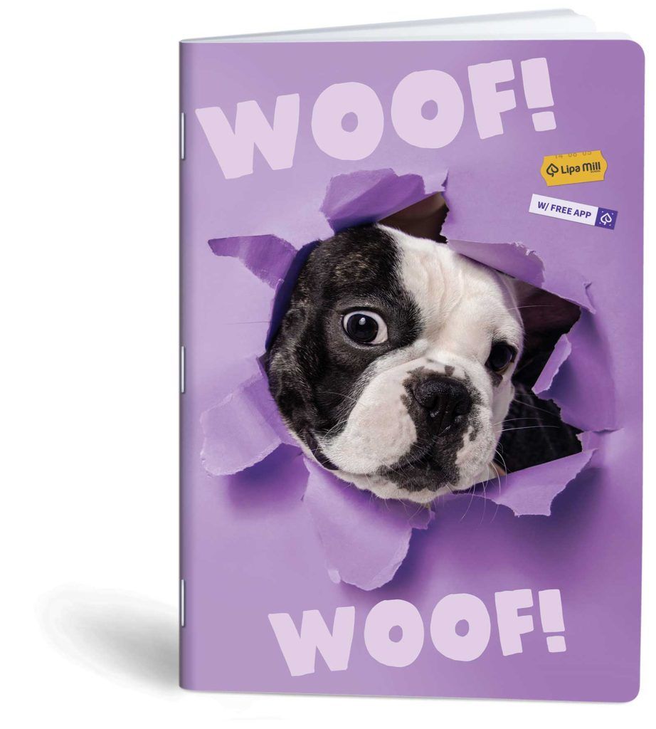 Notebook, Lined, 60 Sheets, 70 Grams, Size 20.5 X 29.7 cm Lipa Mill Woof - Purple