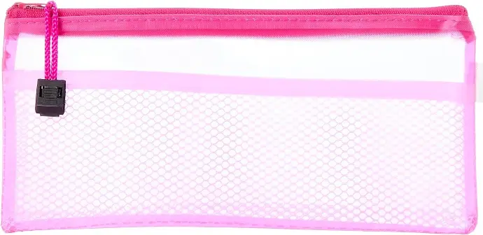 Transparent Clear Pencil Case 12 X 23 cm