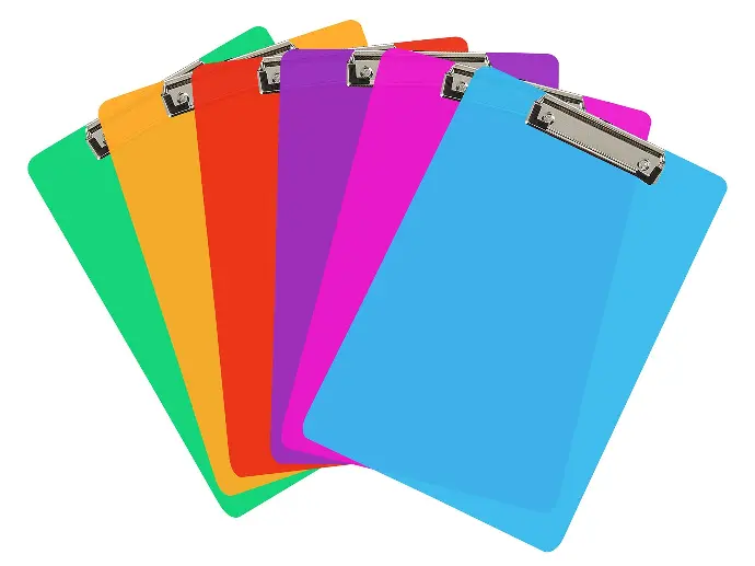 Acrylic Clipboard - Multiple Vibrant Colors