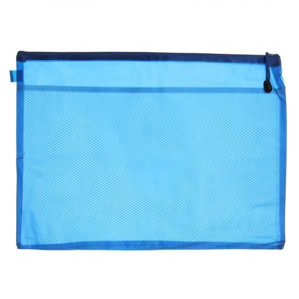 Apple Zipper File A3 - Multiple Colors Orange/Red/Blue/Green/Pink/Yellow