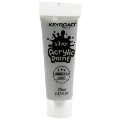 Keyroad Acrylic Color Tube White/Green/Blue/Black/Silver 75 ml