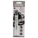 Acmeliae Artmate White Charcoal Pencils (Pack of 3)