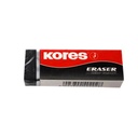 Kores KE- 20 PVC Eraser - Black - Paper Sleeved - 60 X 21 X 10 mm - Model 40202