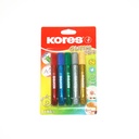 Kores - Glitter Glue Pens for Kids, Safe and Non-Toxic for Arts and Crafts, Precise Tip, Pack of 5 Colors x 10.5 ml