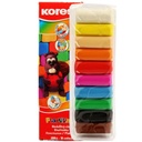 Kores Plastilina Plasticine - Play Dough Soft Modeling Clay (Box of 10 Colors X 20 g) Model 34010