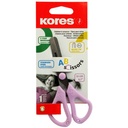 Kores - ABC: Children Safety Scissor for Kids and Students, Blunt Tip and Comfortable Handle for Left and Right Handers, School Supplies Assorted Colors Model 35125