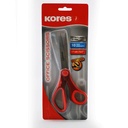 Kores - Office Scissors with Soft Grip for Students and Adults Wear-Resistant Stainless Steel, School and Office Supplies Assorted Colors