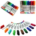 Kores K-Marker XW Whiteboard Marker Pens - Set of 4/6/10 Assorted Colors with Round, Chisel or Fine Tip Dry Erase Wipe and Low-Odour Ink - School and Office Supplies