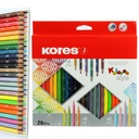 Kores Kolores Style - Special Edition - Triangular Tri Grip - 3 mm / 26 Kolores Style Pencils Including 6 Metallic Pencils - 4 Pastel Pencils & 4 Neon Pencils Model 93320