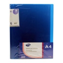 Simba A3 Display Book with 20 Pockets - Blue