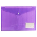 Simba Foolscap Envelope File with Card Holder - Purple