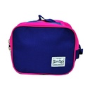 Coral High Lunch Bag - Blue and Fuchsia