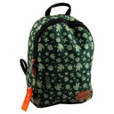 Mintra School Backpack - Grey Leaves Bag Small 10 L