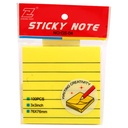 Simba Sticky Notes - Lined, Yellow